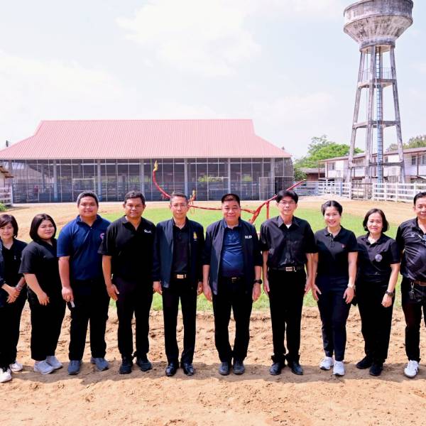 การตรวจเยี่ยมการจัดเตรียมพระโค ในงานพระราชพิธีพืชมงคลจรดพระนังคัลแรกนาขวัญ ประจำปี 2569